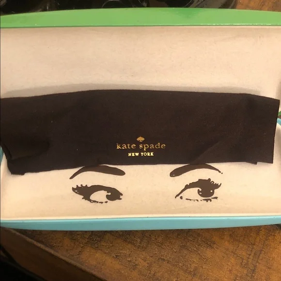 Kate Spade Vibrant Green and Blue Eyewear Case - Picture 7 of 8